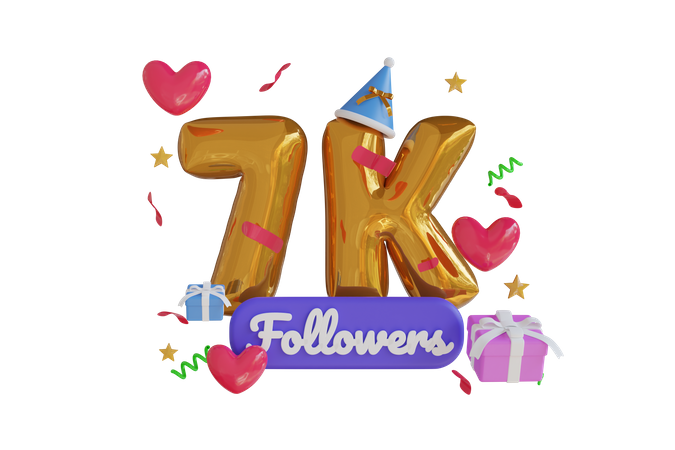 7K  3D Icon