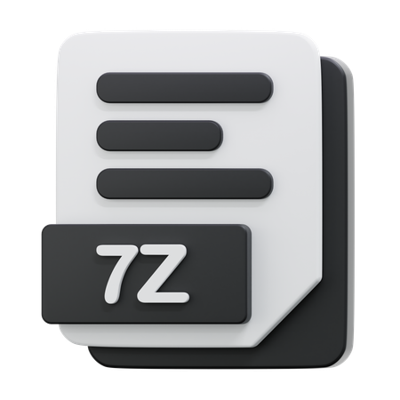 7Z FILE  3D Icon