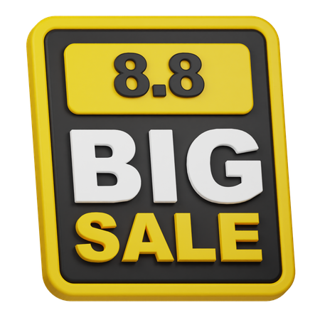 8 8 grande vente  3D Icon