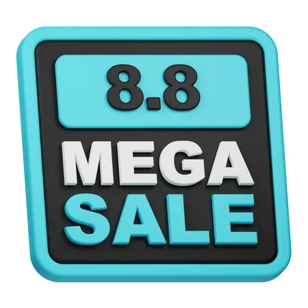 8 8 Megazimmer  3D Icon