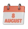 8 August