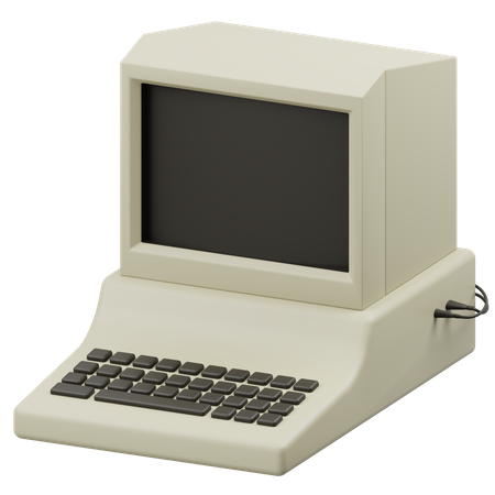 8-Bit-Computer  3D Icon