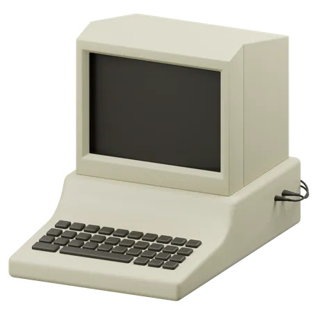 8 Bit Computer  3D Icon