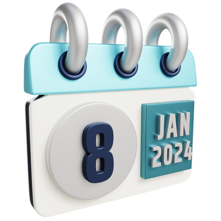 8 de janeiro de 2024  3D Icon