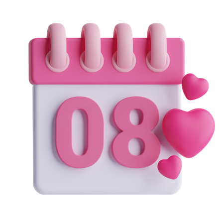 8 de marzo 3D Icon