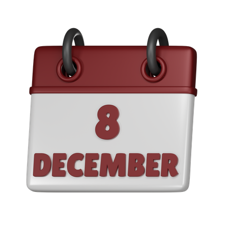 8. Dezember  3D Icon