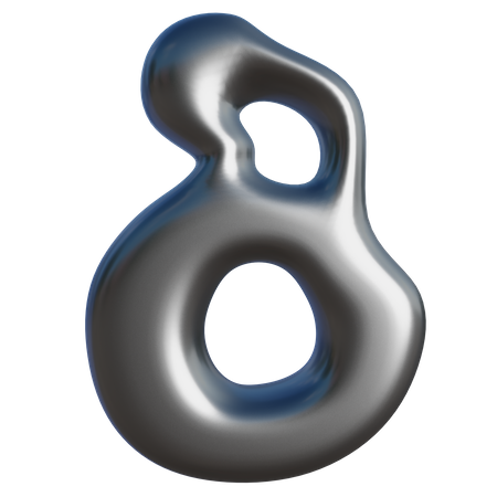 8 forma abstrata  3D Icon