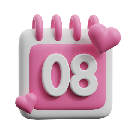 8. März  3D Icon