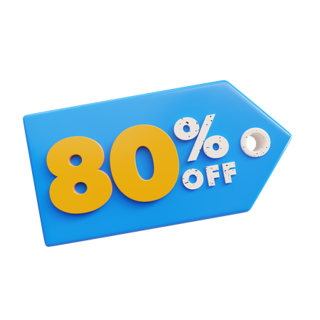 80% DE DESCUENTO  3D Icon