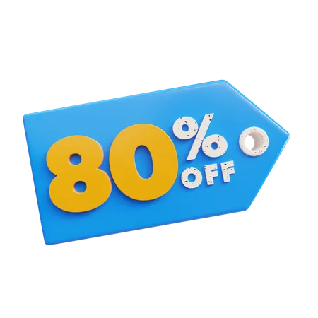 80% DE DESCUENTO  3D Icon