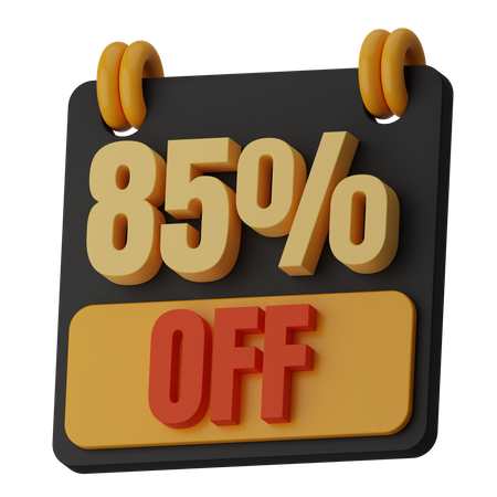 85 % de réduction  3D Icon