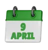 9 April