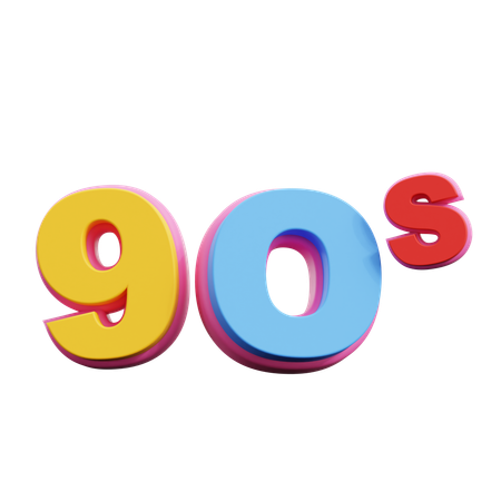 90年代  3D Icon