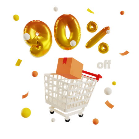 90% de desconto  3D Illustration