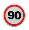 90 Maximum speed Sign 3d icon
