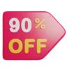 90 percent Discount