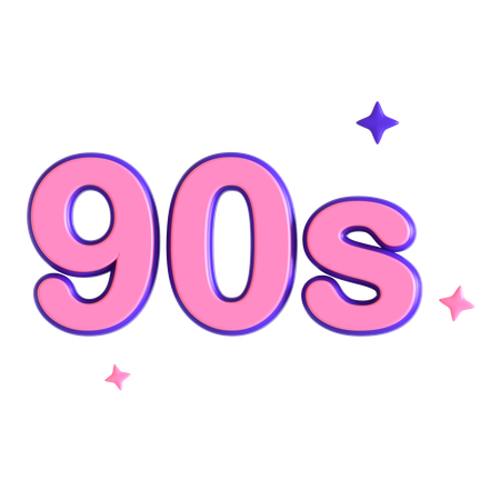 90S  3D Icon