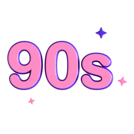 90S  3D Icon