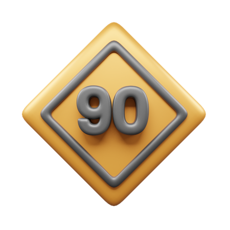 90スピード  3D Icon