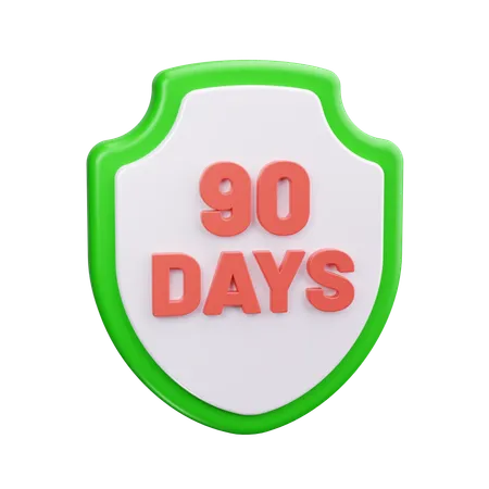 90 Tage Rückgaberecht  3D Icon