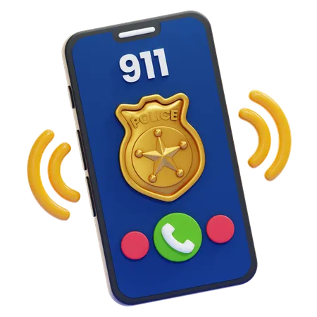 Chamada para o 911  3D Icon