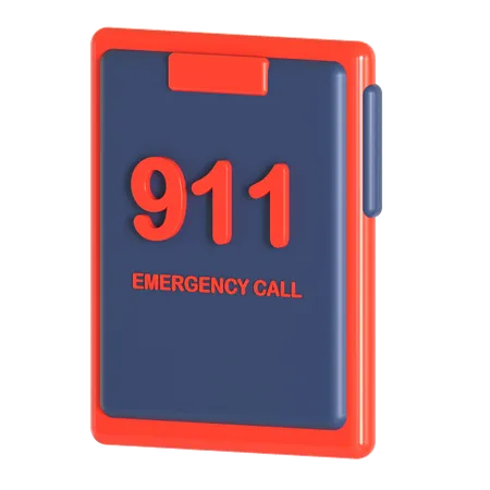 Notruf 911  3D Icon