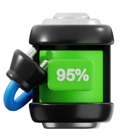 95 Percent Battery  3D Icon