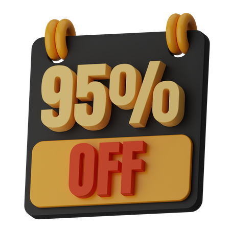 95 % de réduction  3D Icon