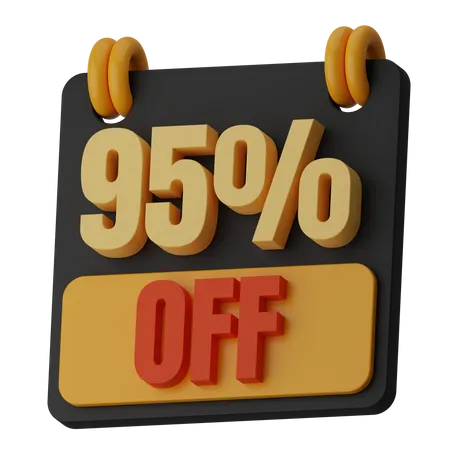 95 % de réduction  3D Icon