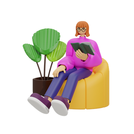A alegria de ler  3D Icon