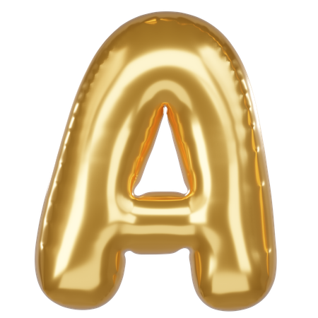 A Alphabet  3D Icon