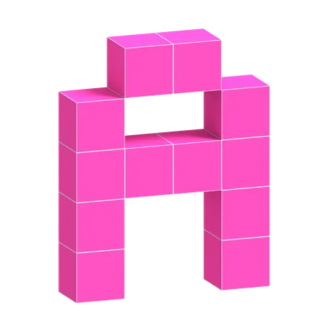 A Alphabet  3D Icon