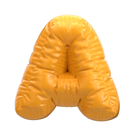 A Alphabet  3D Icon