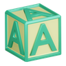 3d alphabet letters emoji