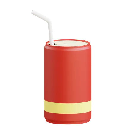 3 D Soda Can Icon Illustration With Transparent Background 3D Icon