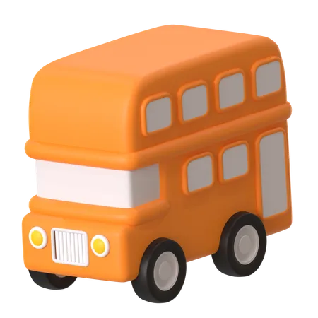 Autobus à impériale  3D Icon