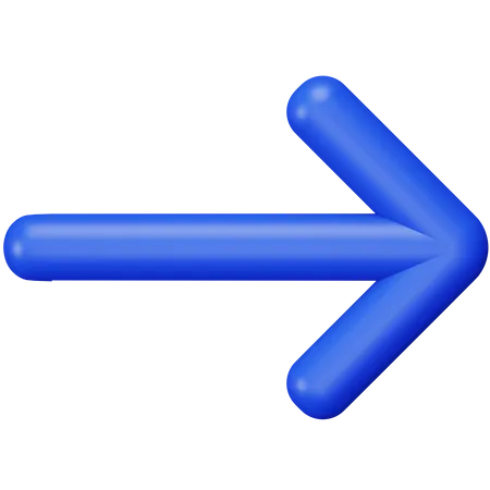 Droite  3D Icon