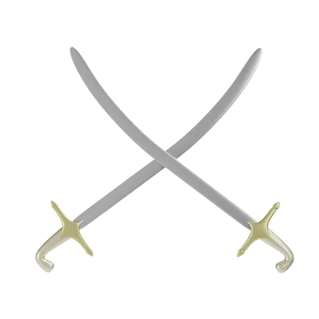 A espada fundadora Catar  3D Icon
