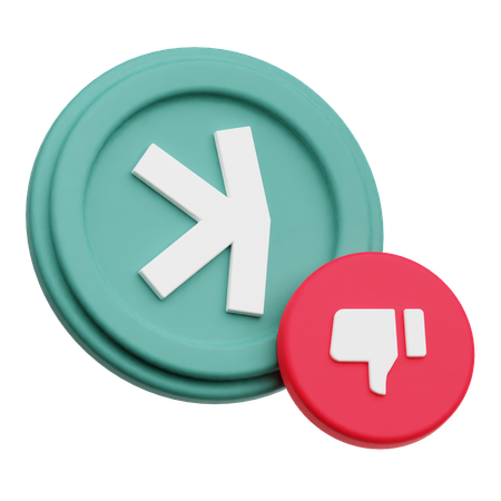 A Kaspa no le gusta  3D Icon