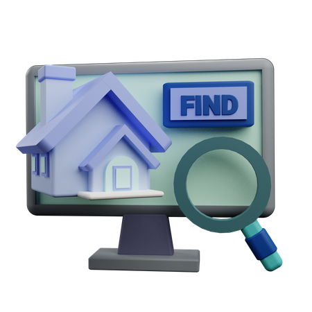 À la recherche d'une propriété  3D Icon