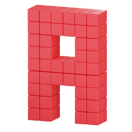 A Latter  3D Icon