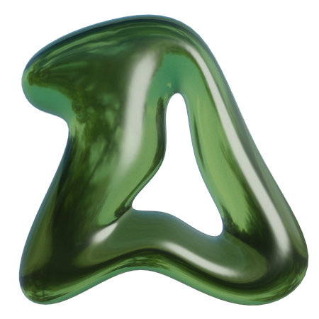 Eine letztere abstrakte Form  3D Icon