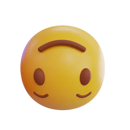 Emoji à l'envers  3D Icon