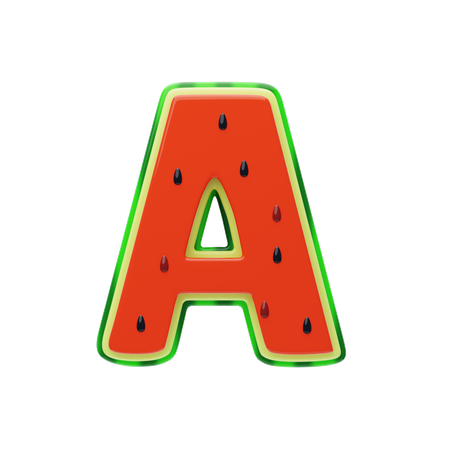 A Letter  3D Icon