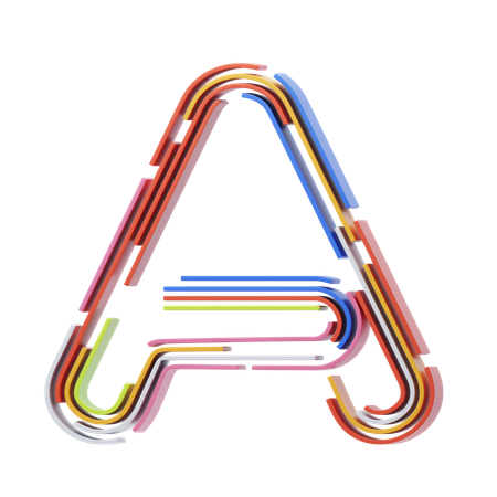 A Letter  3D Icon