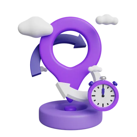 À temps  3D Icon