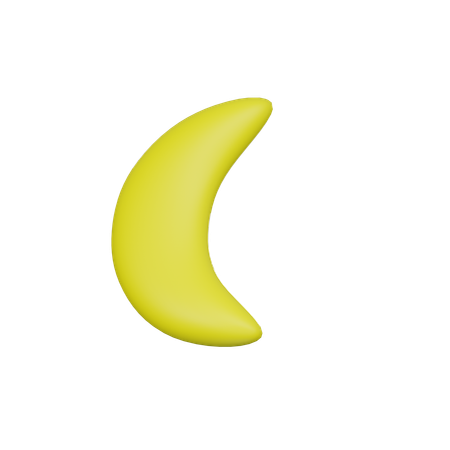 A lua  3D Icon