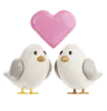 A Pair of Lovebirds