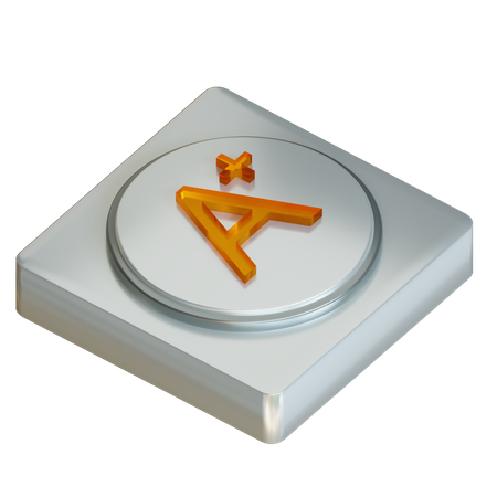 A Plus  3D Icon