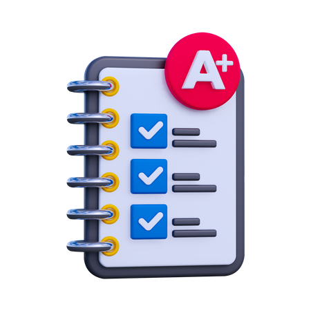 A Report  3D Icon